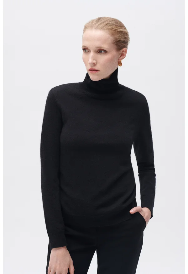 Strickpullover - black