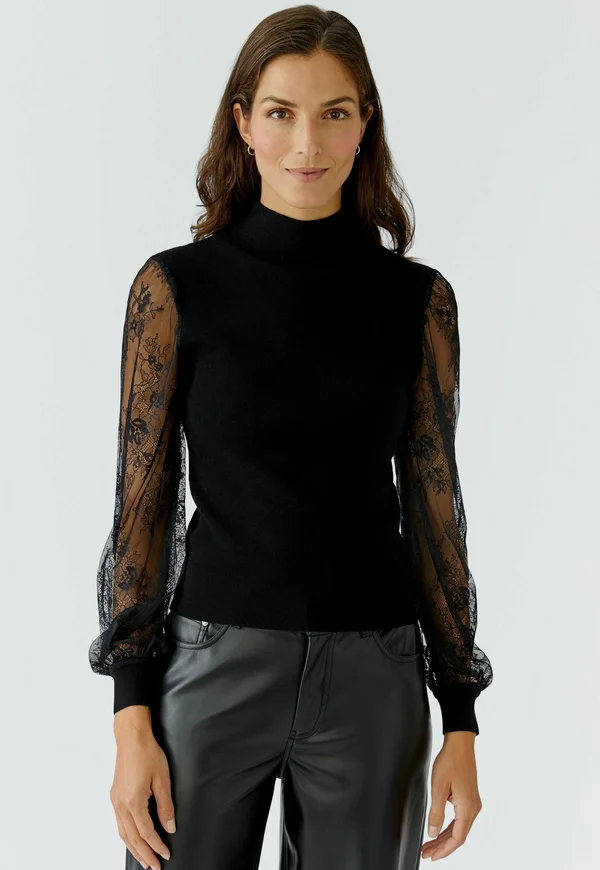 Strickpullover - black