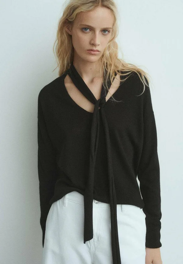 Strickpullover - black