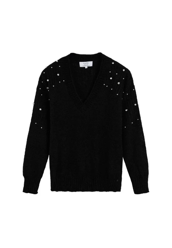 Strickpullover - black