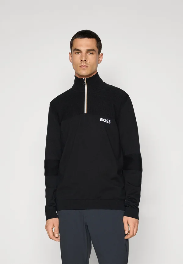 Strickpullover - black