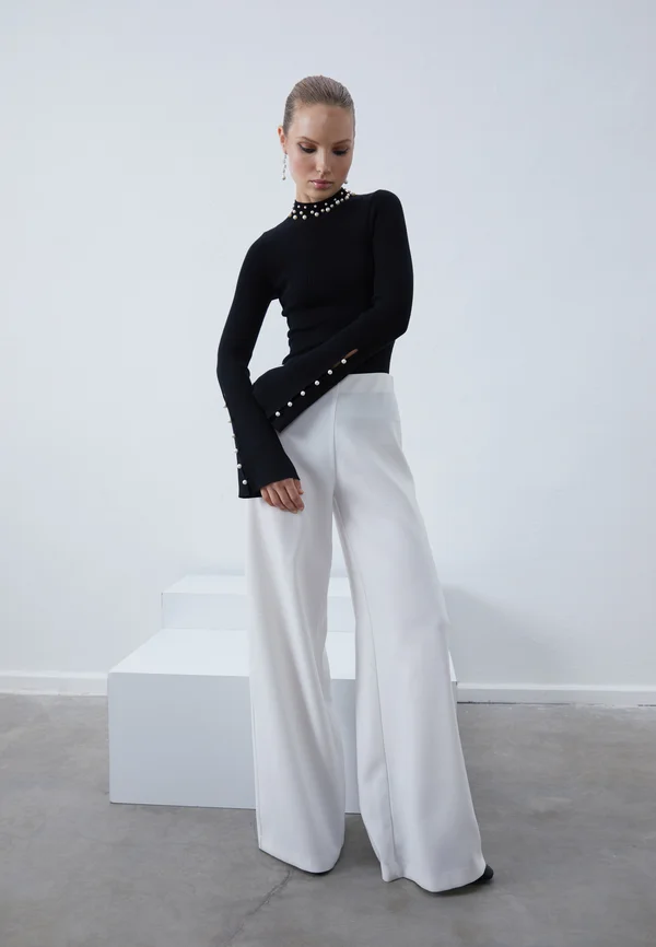 Strickpullover - black