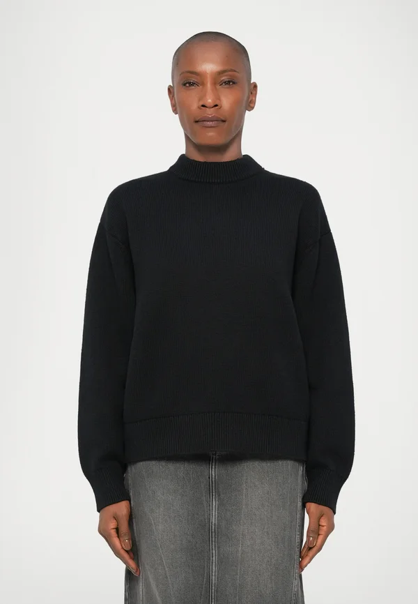 Strickpullover - black