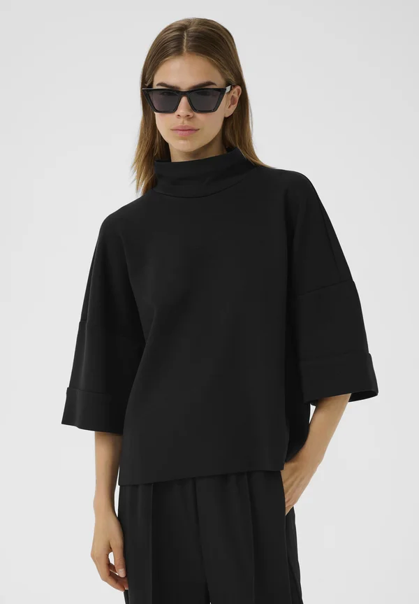 Strickpullover - black