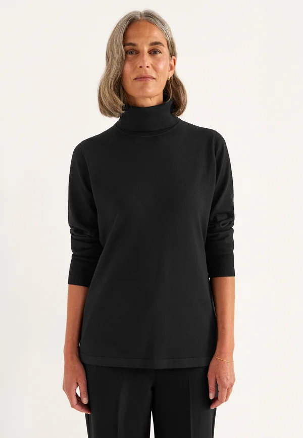 Strickpullover - black