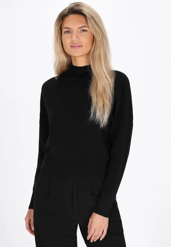 Strickpullover - black