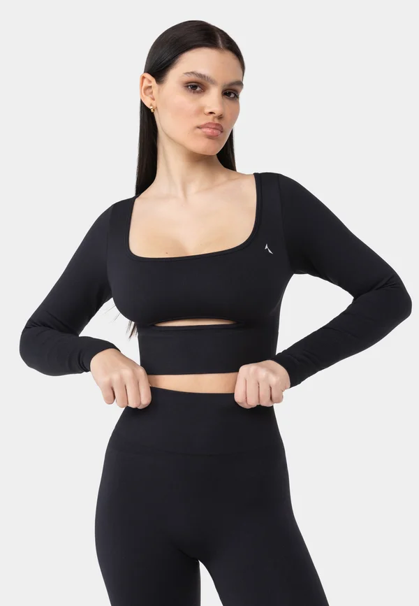 Strickpullover - black
