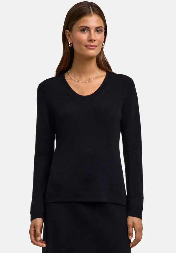 Strickpullover - black