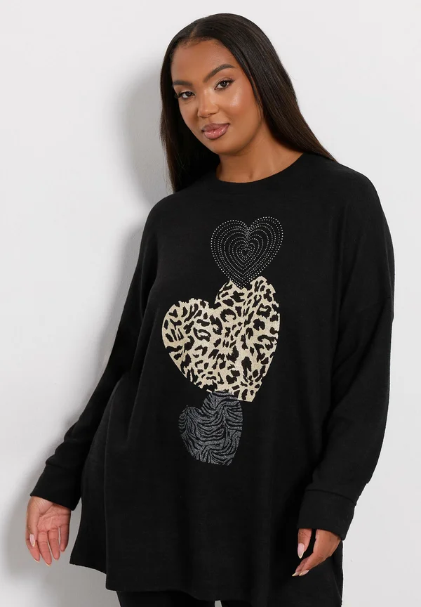 Strickpullover - black