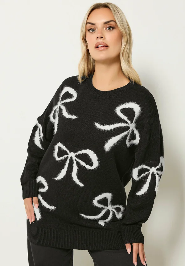 Strickpullover - black