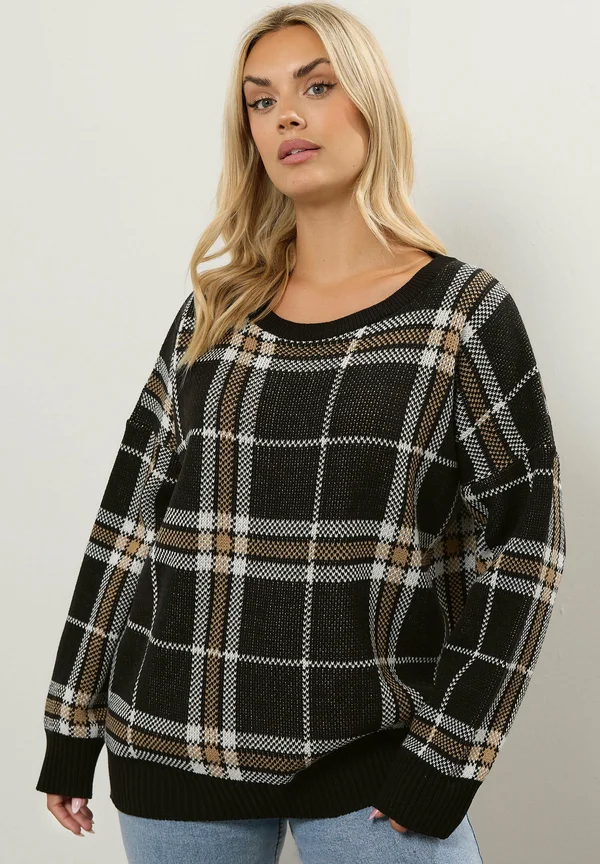 Strickpullover - black