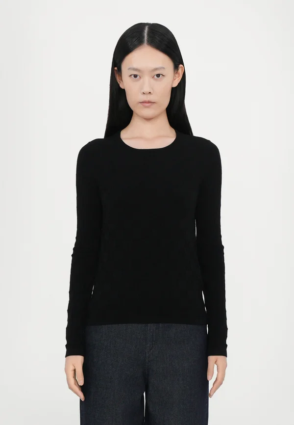 Strickpullover - black