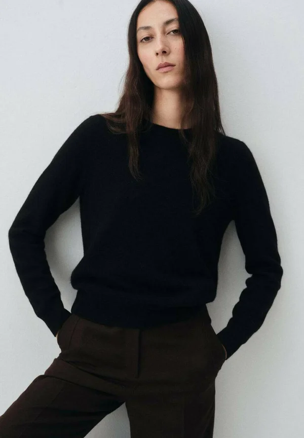 Strickpullover - black