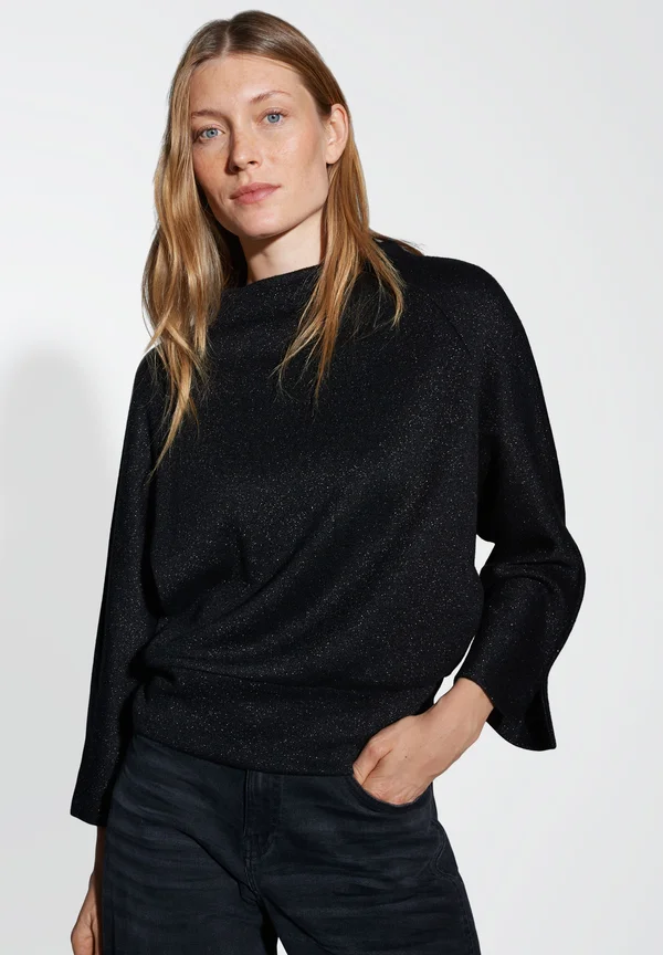 Strickpullover - black