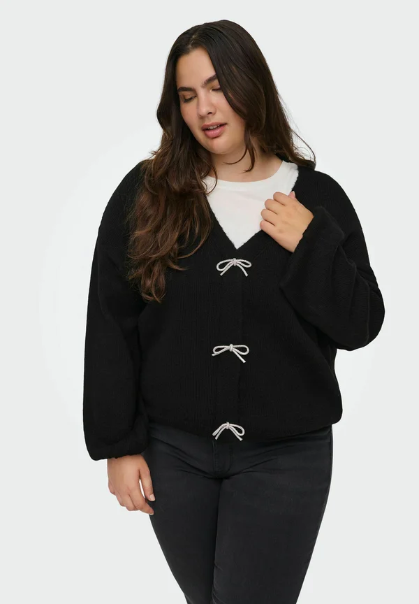 Strickpullover - black