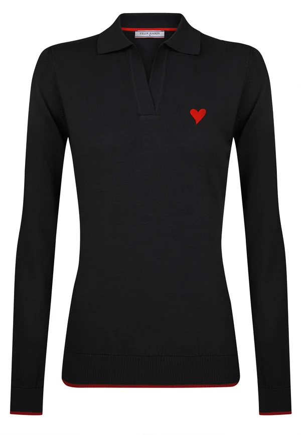 Strickpullover - black