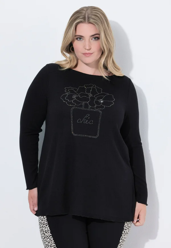 Strickpullover - black