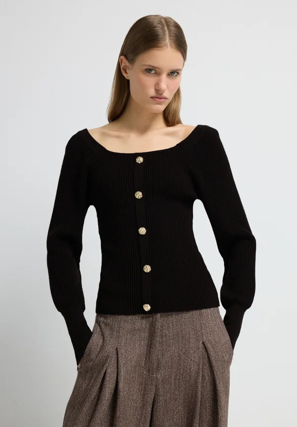 Strickpullover - black