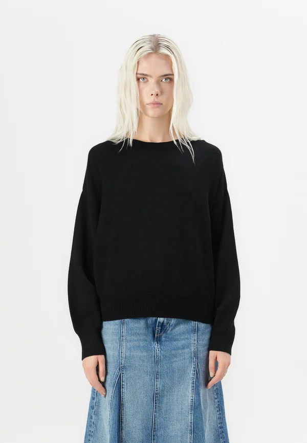 Strickpullover - black