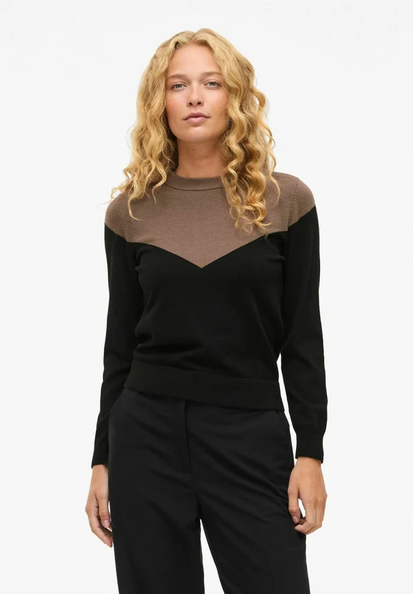 Strickpullover - black
