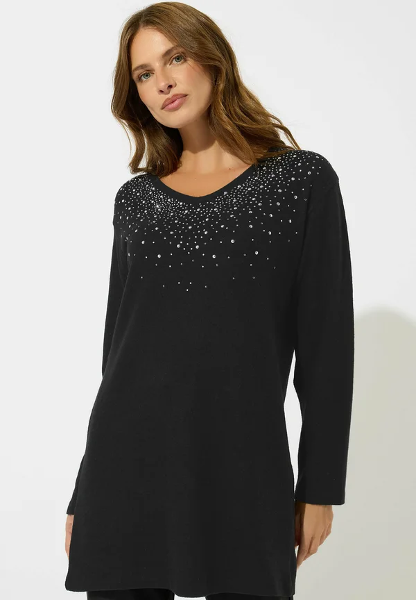 Strickpullover - black