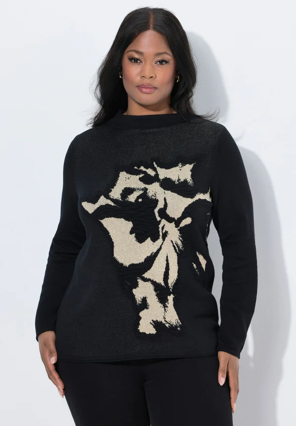 Strickpullover - black