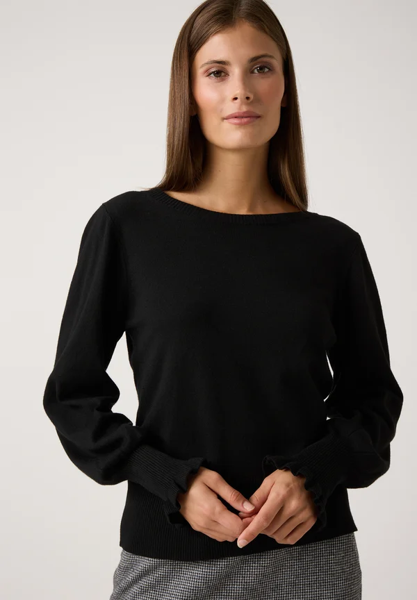 Strickpullover - black