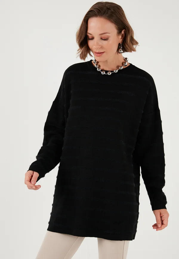 Strickpullover - black