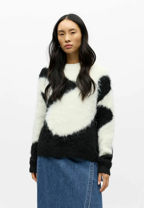 Strickpullover - black