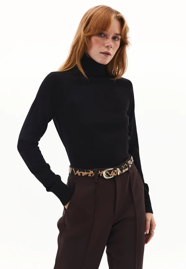 Strickpullover - black