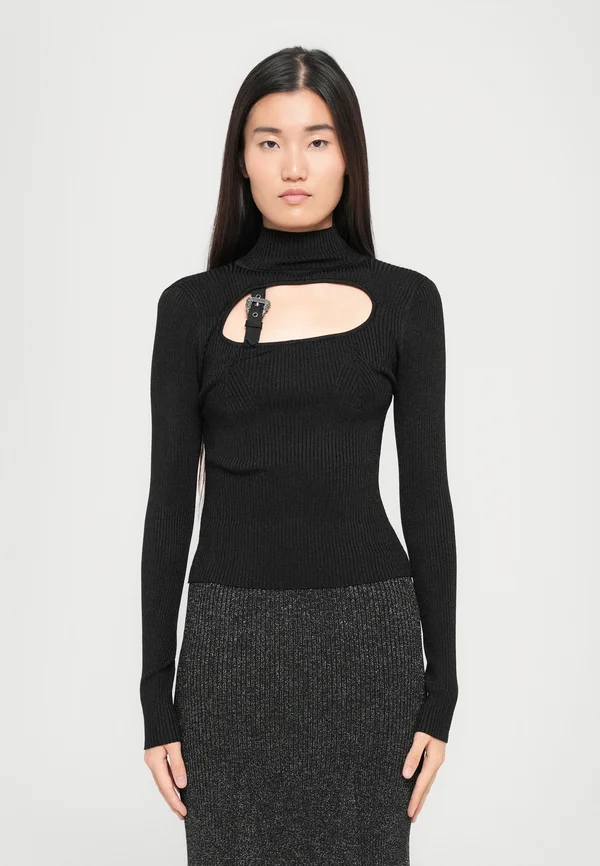 Strickpullover - black