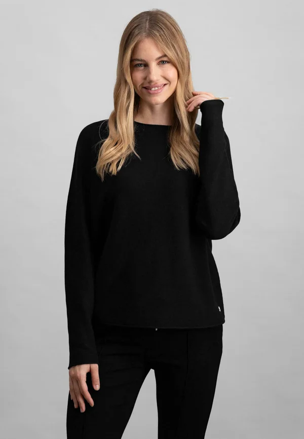 Strickpullover - black
