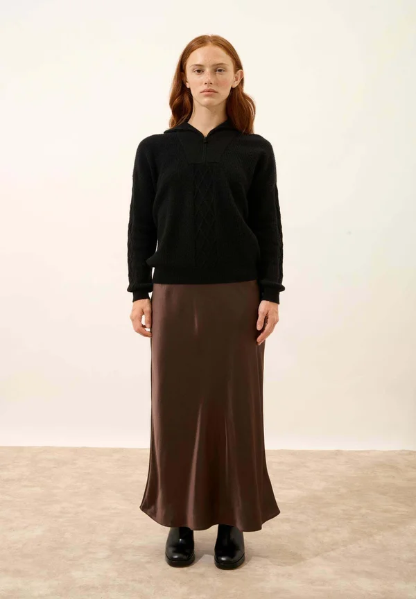 Strickpullover - black