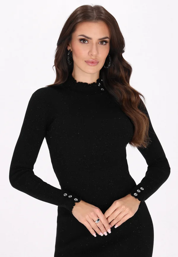 Strickpullover - black