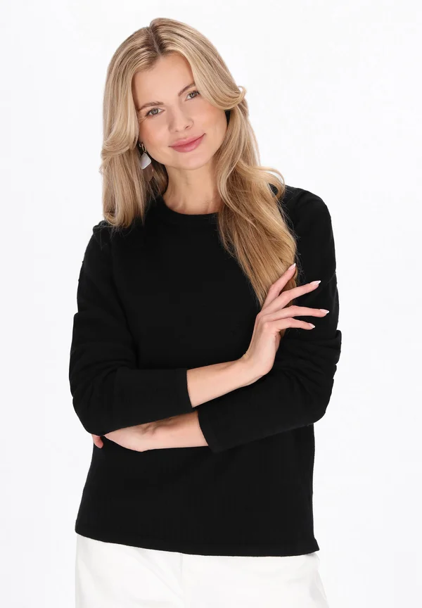 Strickpullover - black