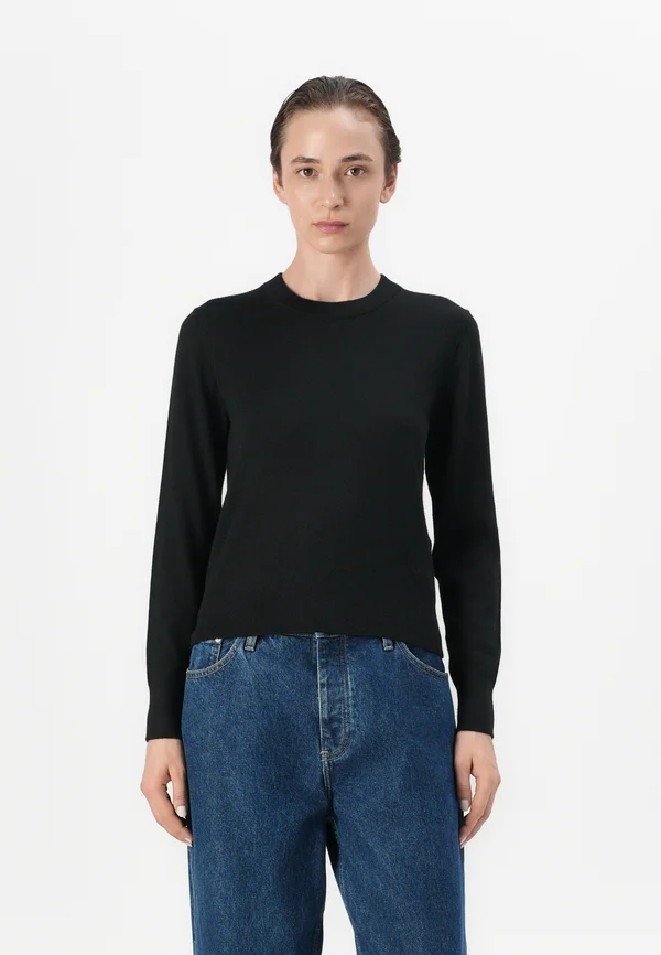 Strickpullover - black
