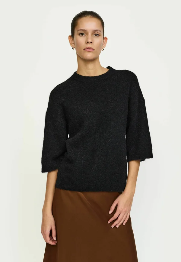 Strickpullover - black