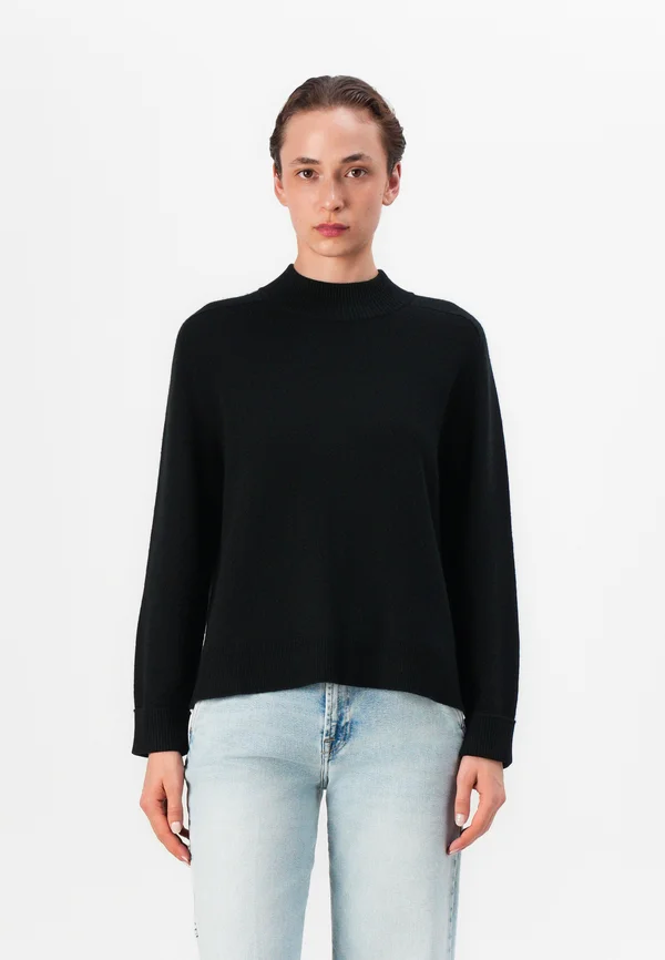 Strickpullover - black