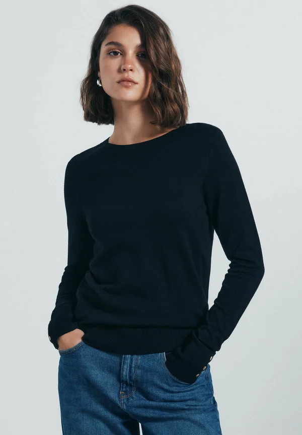 Strickpullover - black