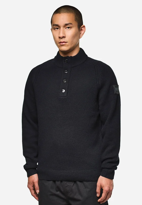 Strickpullover - black