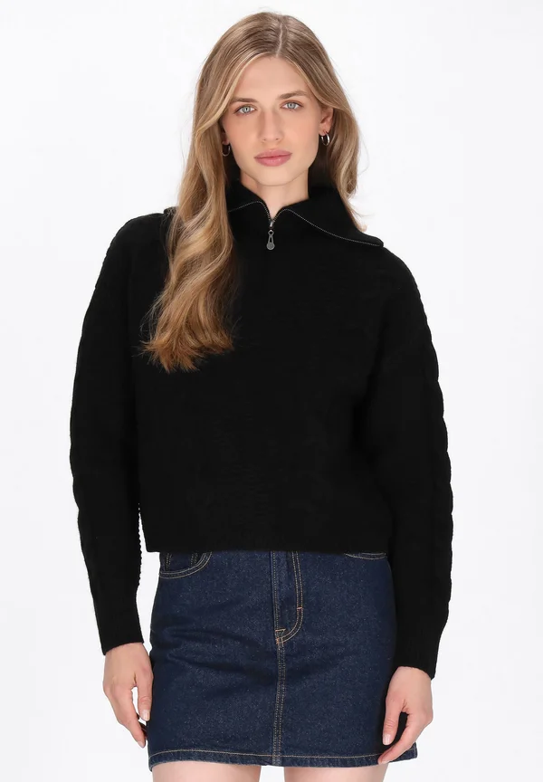 Strickpullover - black