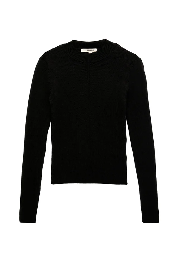 Strickpullover - black