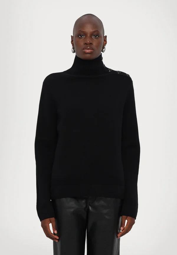 Strickpullover - black