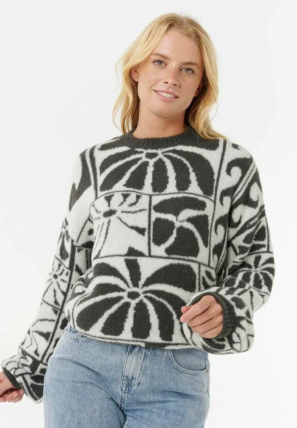 Strickpullover - black