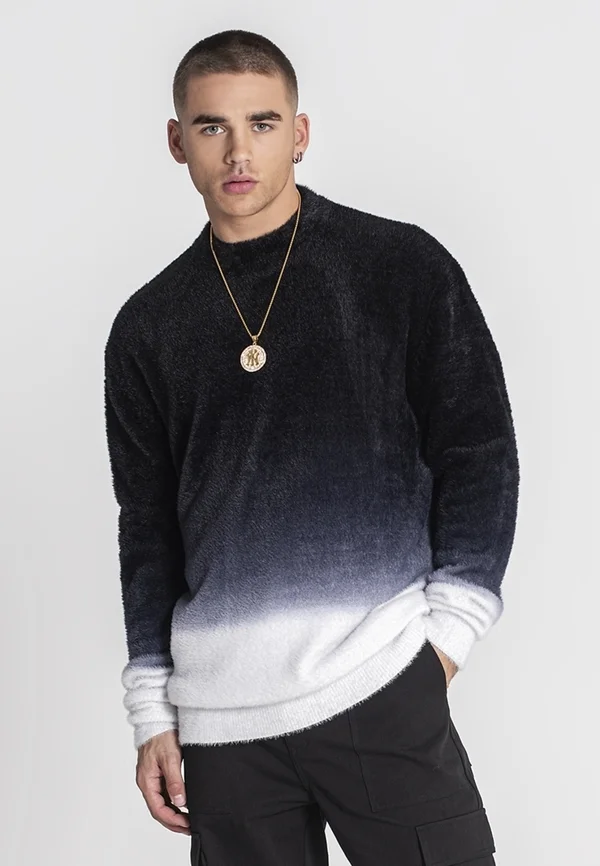Strickpullover - black