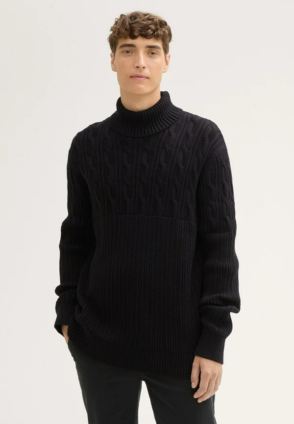 Strickpullover - black