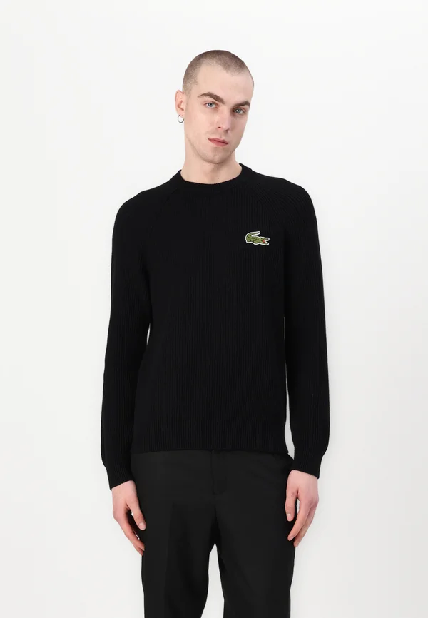 Strickpullover - black