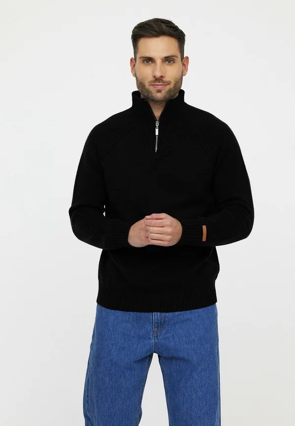 Strickpullover - black