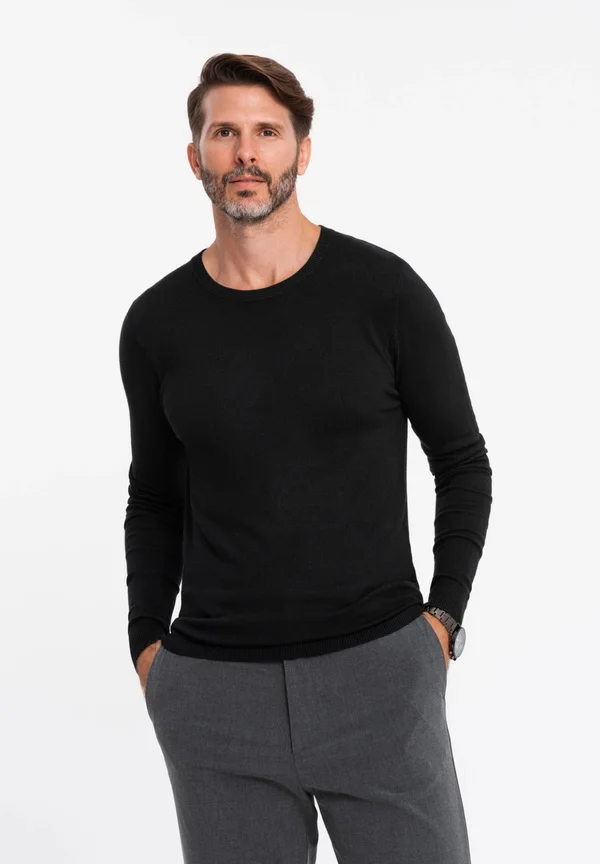 Strickpullover - black