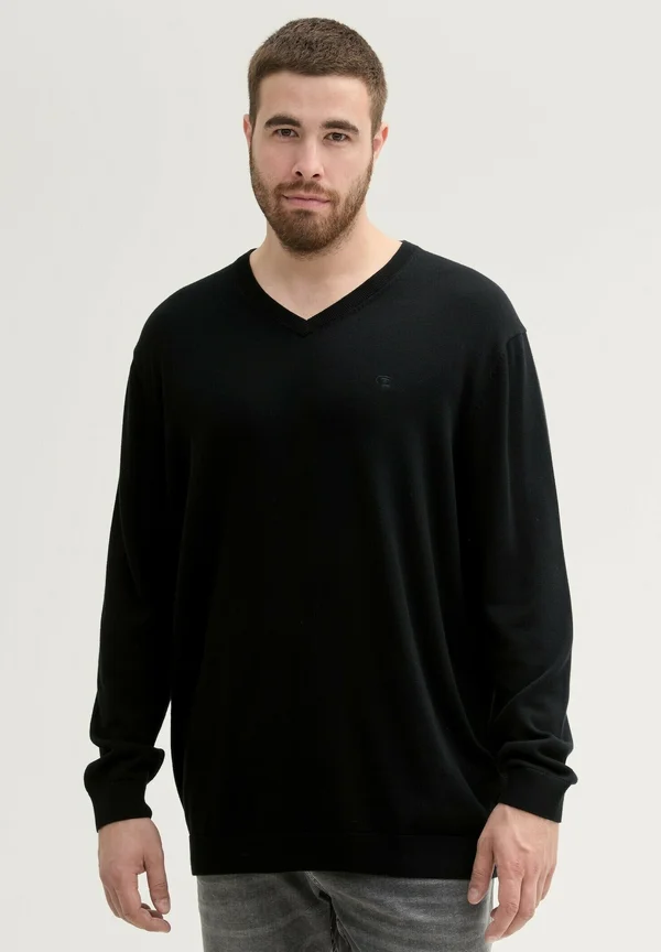 Strickpullover - black